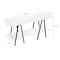 Manhattan Comfort Celine Side Table Console in White 25547-WH - alternate 5
